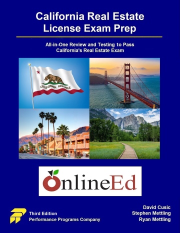 Product image of California Real Estate Exam Prep Textbook